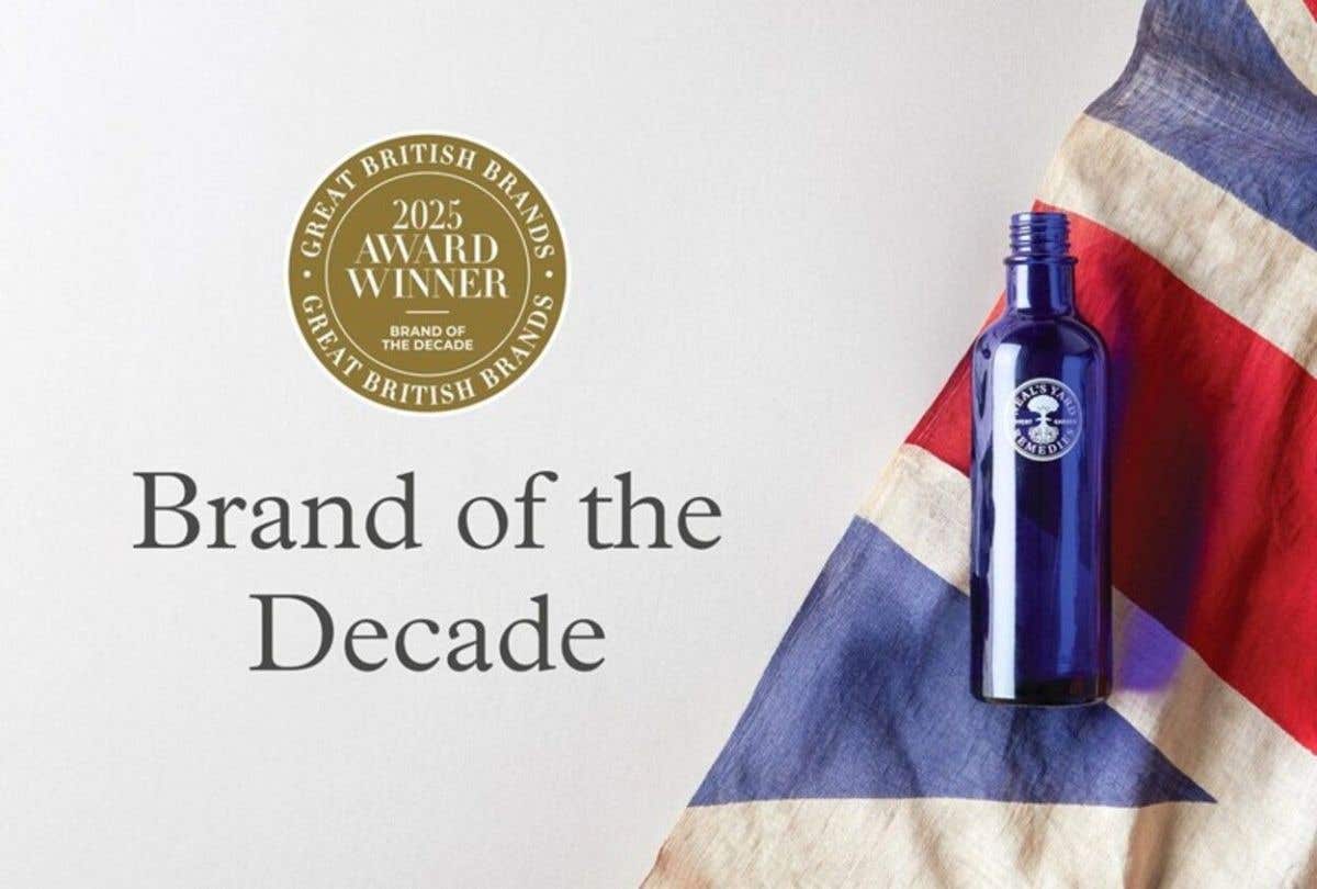 Neal’s Yard Remedies 榮獲 「十年最佳品牌」 殊榮